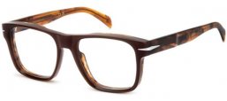 Monturas - David Beckham Eyewear - DB 7020/CRAFTED - EX4 BROWN HORN