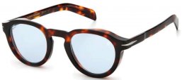 Sunglasses - David Beckham Eyewear - DB 7029/S - 0UC (QZ) RED HAVANA // AZURE PHOTOCROMIC