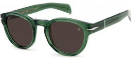 Sunglasses - David Beckham Eyewear - DB 7041/S - 1ED (IR) GREEN // GREY