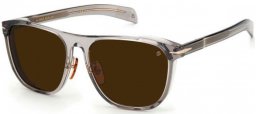 Sunglasses - David Beckham Eyewear - DB 7064/F/S - KB7 (70) GREY // BROWN