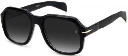 Sunglasses - David Beckham Eyewear - DB 7090/S - 807 (9O) BLACK // DARK GREY GRADIENT