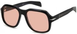 Sunglasses - David Beckham Eyewear - DB 7090/S - BSC (3O) BLACK SILVER // NUDE PHOTOCROMATIC