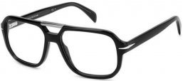 Monturas - David Beckham Eyewear - DB 7108 - ANS BLACK DARK RUTHENIUM