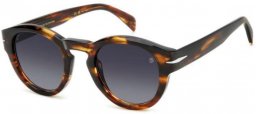 Gafas de Sol - David Beckham Eyewear - DB 7110/S - EX4 (9O) BROWN HORN // DARK GREY GRADIENT