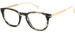 Monturas - David Beckham Eyewear - DB 7122 - 8GX GREY HORN GOLD