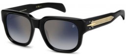 Gafas de Sol - David Beckham Eyewear - DB 7146/S - 807 (1V) BLACK // BLUE GRADIENT GOLD MIRROR