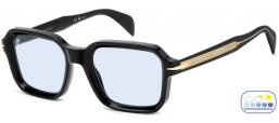 Gafas de Sol - David Beckham Eyewear - DB 7147/S - 807 (QZ) BLACK // AZURE PHOTOCROMATIC