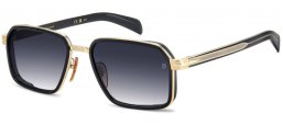 Gafas de Sol - David Beckham Eyewear - DB 7158/S - RHL (08) GOLD BLACK // DARK BLUE GRADIENT