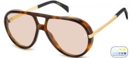 Sunglasses - David Beckham Eyewear - DB 99/VOYAGER - 2IK (3O) HAVANA // NUDE PHOTOCROMATIC