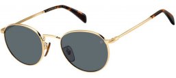 Sunglasses - David Beckham Eyewear - DB 1005/S - J5G (IR) GOLD // GREY