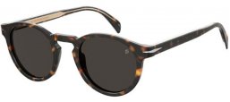 Gafas de Sol - David Beckham Eyewear - DB 1036/S - 086 (IR) HAVANA // GREY