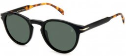 Gafas de Sol - David Beckham Eyewear - DB 1111/S - WR7 (O7) BLACK HAVANA // GREEN LIGHT GREEN ANTIREFLECTION