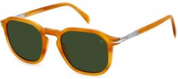 Sunglasses - David Beckham Eyewear - DB 1115/S - DUA (QT) STRIPED YELLOW // GREEN