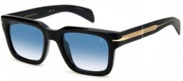 Sunglasses - David Beckham Eyewear - DB 7100/S - 807 (F9) BLACK // BLUE GRADIENT PHOTOCROMIC