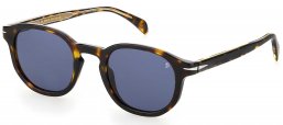 Gafas de Sol - David Beckham Eyewear - DB 1007/S - 086 (KU) HAVANA // BLUE GREY
