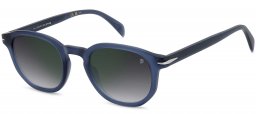 Gafas de Sol - David Beckham Eyewear - DB 1007/S - FLL (NU) BLUE // GREY GRADIENT GREEN MIRROR