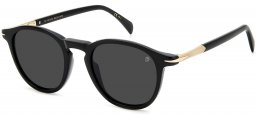 Gafas de Sol - David Beckham Eyewear - DB 1114/S - 2M2 (IR) BLACK GOLD // GREY