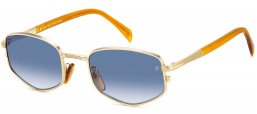 Gafas de Sol - David Beckham Eyewear - DB 1129/S - F6W (08) GOLD HORN // DARK BLUE GRADIENT