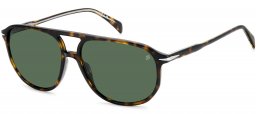 Gafas de Sol - David Beckham Eyewear - DB 1159/S - 086 (UC) HAVANA // GREEN POLARIZED