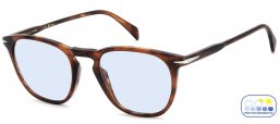 Gafas de Sol - David Beckham Eyewear - DB 1160/S - EX4 (QZ) BROWN HORN // AZURE PHOTOCROMIC