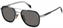 Gafas de Sol - David Beckham Eyewear - DB 1161/S - 284 (M9) BLACK RUTHENIUM // GREY POLARIZED