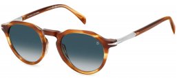Gafas de Sol - David Beckham Eyewear - DB 1171/S - EX4 (08) STRIPED BROWN // DARK BLUE GRADIENT