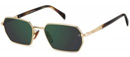 Gafas de Sol - David Beckham Eyewear - DB 1174/S - 8SO (MT) GOLD // GREEN MIRROR