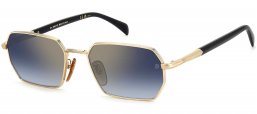 Gafas de Sol - David Beckham Eyewear - DB 1174/S - RHL (1V) GOLD // BLUE GRADIENT GOLD MIRROR