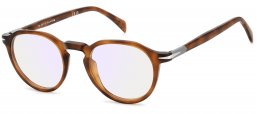 Monturas - David Beckham Eyewear - DB 1180 - WR9 (2Y) BROWN HAVANA // LIGHT BLUE MIRROR