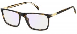 Monturas - David Beckham Eyewear - DB 1181 - 2IK (2Y) HAVANA GOLD // LIGHT BLUE MIRROR