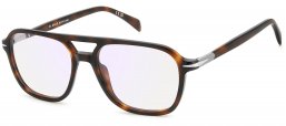 Monturas - David Beckham Eyewear - DB 1182 - 3MA (2Y) HAVANA // LIGHT BLUE MIRROR
