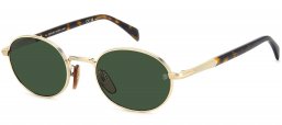 Gafas de Sol - David Beckham Eyewear - DB 1196/S - 06J (O7) GOLD HAVANA // GREEN LIGHT GREEN ANTIREFLECTION