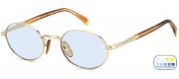 Gafas de Sol - David Beckham Eyewear - DB 1196/S - T5U (QZ) GOLD BROWN HORN // AZURE PHOTOCROMIC