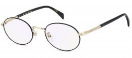 Monturas - David Beckham Eyewear - DB 1203 - RHL (2Y) GOLD BLACK // BLUE MIRROR
