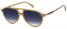 Gafas de Sol - David Beckham Eyewear - DB 1218/S - FMP (08) OCHRE // DARK BLUE GRADIENT