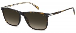 Gafas de Sol - David Beckham Eyewear - DB 1219/S - 086 (HA) DARK HAVANA // BROWN GRADIENT