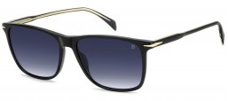 Gafas de Sol - David Beckham Eyewear - DB 1219/S - 807 (08) BLACK // DARK BLUE GRADIENT
