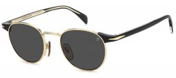 Gafas de Sol - David Beckham Eyewear - DB 1223/S - RHL (IR) BLACK GOLD // DARK GREY