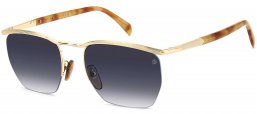 Gafas de Sol - David Beckham Eyewear - DB 1225/S - 0NR (84) GOLD BROWN HAVANA // BLUE GRADIENT ANTIREFLECTION