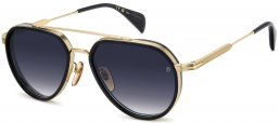 Gafas de Sol - David Beckham Eyewear - DB 1226/G/S - RHL (84) GOLD BLACK // BLUE GRADIENT ANTIREFLECTION