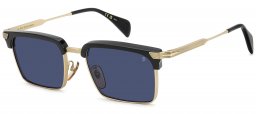 Gafas de Sol - David Beckham Eyewear - DB 1227/G/S - 2M2 (A9) BLACK GOLD // BLUE AVIO ANTIREFLEX