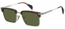 Gafas de Sol - David Beckham Eyewear - DB 1227/G/S - 8T9 (O7) BROWN PLATINIUM // LIGHT GREEN ANTIREFLEX