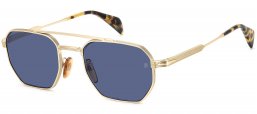 Gafas de Sol - David Beckham Eyewear - DB 1229/S - HM2 (A9) GOLD HONEY HAVANA // BLUE AVIO ANTIREFLECTION