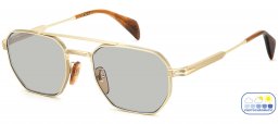 Gafas de Sol - David Beckham Eyewear - DB 1229/S - T5U (8J) GOLD BROWN HORN // GREEN PHOTOCHROMATIC ANTIREFLECTION