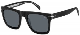 Gafas de Sol - David Beckham Eyewear - DB 7000/S FLAT - 7C5 (IR) BLACK CRYSTAL // GREY BLUE