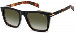 Gafas de Sol - David Beckham Eyewear - DB 7000/S - XWY (9K) BLACK HAVANA GOLD  // GREEN GRADIENT