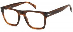 Monturas - David Beckham Eyewear - DB 7020/FLAT - EX4 BROWN HORN