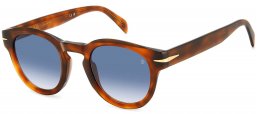 Gafas de Sol - David Beckham Eyewear - DB 7041/S FLAT - WR9 (08) BROWN HAVANA // DARK BLUE GRADIENT