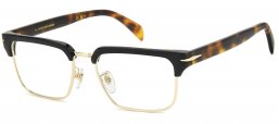 Monturas - David Beckham Eyewear - DB 7112 - XWY BLACK HAVANA GOLD