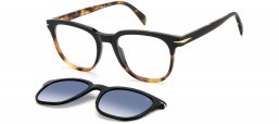 Monturas - David Beckham Eyewear - DB 7120/CS - WR7 (Z7) BLACK HAVANA // BLUE GRADIENT POLARIZED